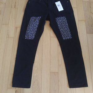 Calvin Klein Jeans Mid Rise Slim floral patch size 32